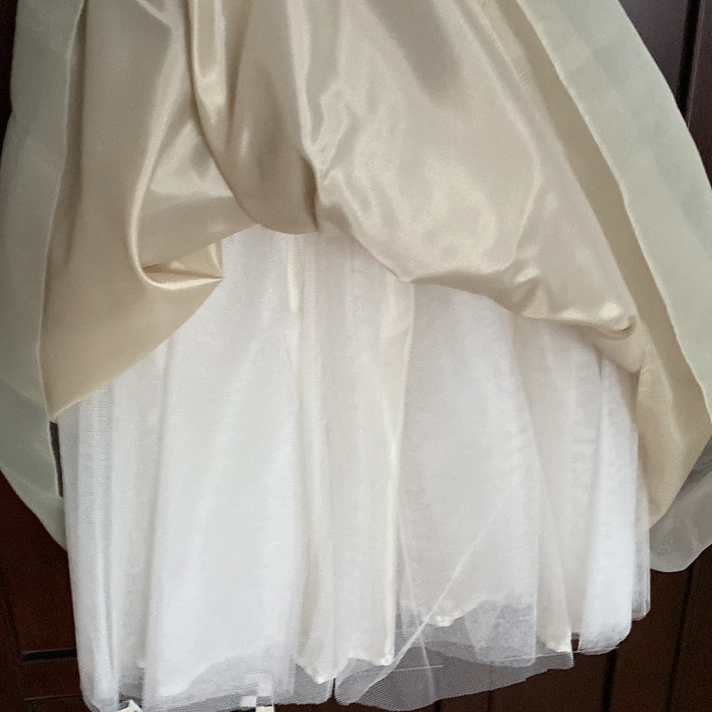 NWOT sz 6 special Occasion/ flower girl dress in sage green. Lined/tulle under - Picture 6 of 16